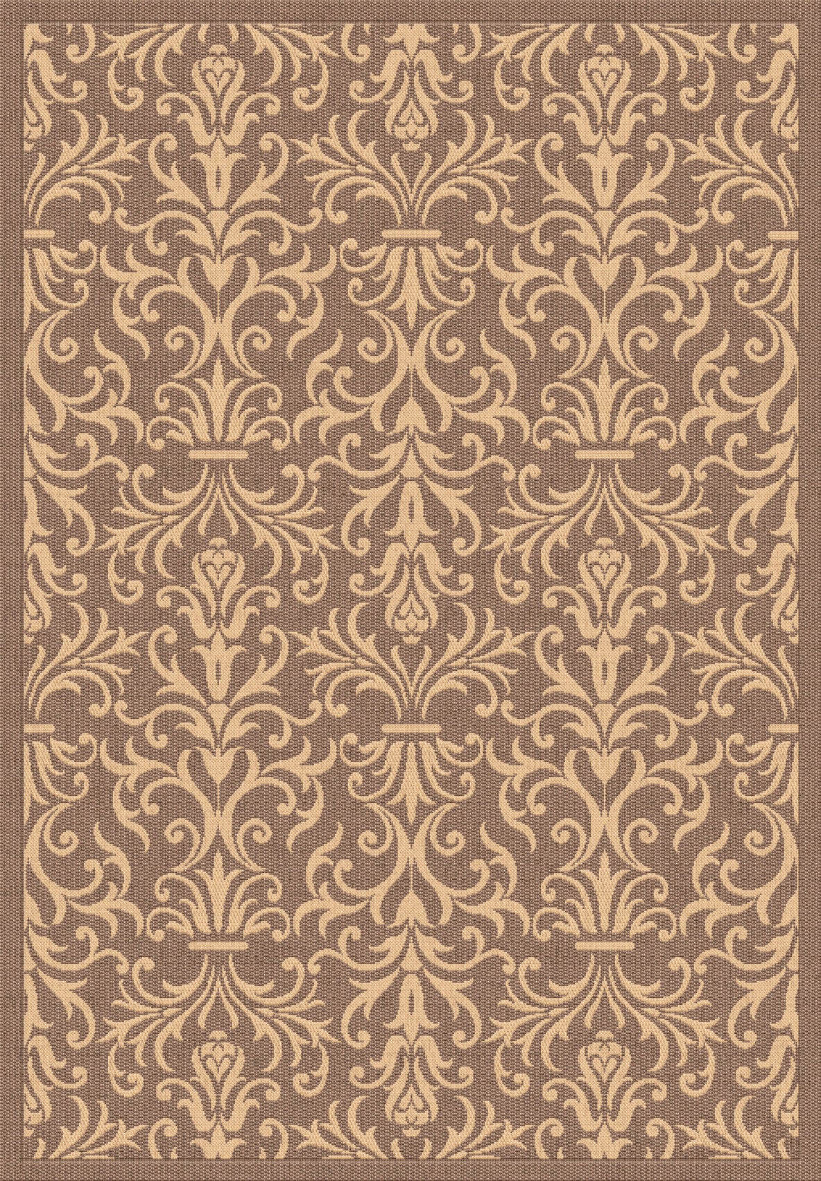 Dynamic Rugs Piazza 2742 Brown Area Rug main image