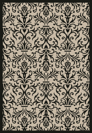 Dynamic Rugs Piazza 2742 Sand/Black Area Rug main image