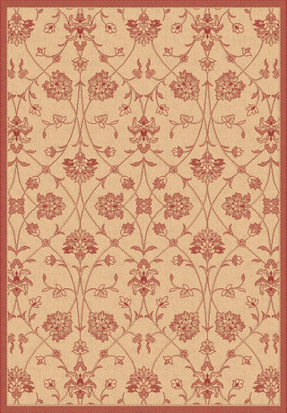 Dynamic Rugs Piazza 2744 Natural/Red Area Rug main image