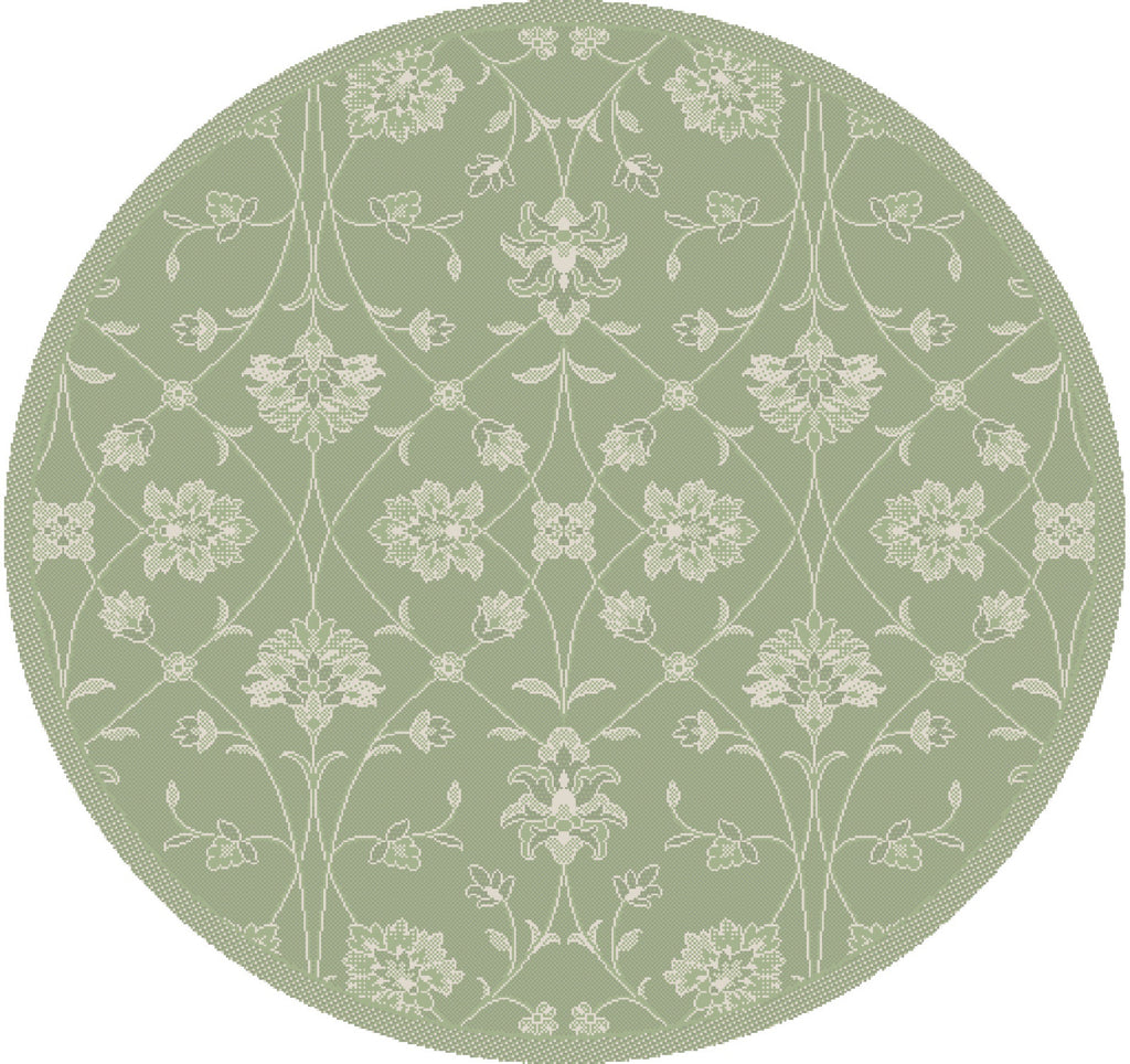 Dynamic Rugs Piazza 2744 Green Area Rug main image