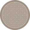 Dynamic Rugs Piazza 6141 Natural/Multi Area Rug Round Shot