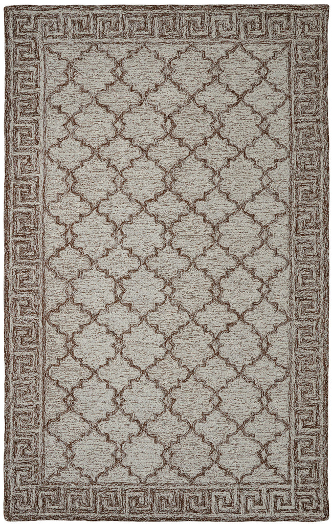 Dynamic Rugs Polar 99666 Ivory/Brown Area Rug main image