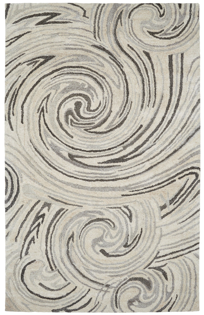 Dynamic Rugs Posh 7811 Ivory/Grey Area Rug main image