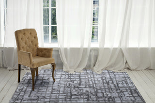 Dynamic Rugs Posh 7813 Grey Area Rug Lifestyle Image Feature