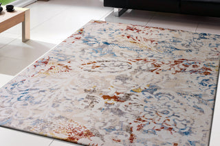 Dynamic Rugs Prism 4437 Ivory/Multi Area Rug Lifestyle Image Feature