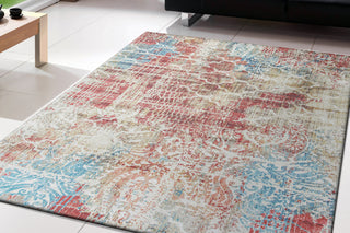 Dynamic Rugs Prism 4442 Blue/Multi Area Rug Lifestyle Image Feature