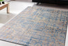 Dynamic Rugs Prism 4443 Ivory/Blue Area Rug Lifestyle Image Feature