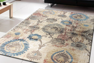 Dynamic Rugs Prism 4450 Ivory/Multi Area Rug Lifestyle Image Feature