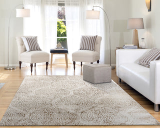 Dynamic Rugs Quartz 26190 Ivory Area Rug Lifestyle Image Feature