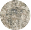 Dynamic Rugs Quartz 27031 Beige/Grey Area Rug Round Image