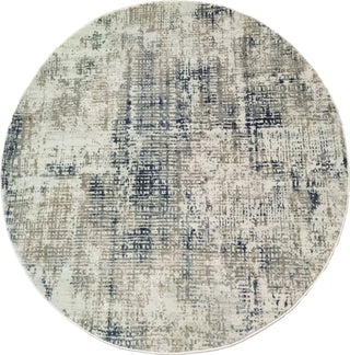 Dynamic Rugs Quartz 27035 Grey Area Rug Round Image