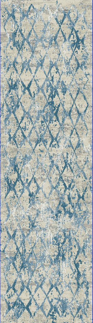 Dynamic Rugs Quartz 27039 Ivory/Blue Area Rug