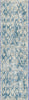 Dynamic Rugs Quartz 27039 Ivory/Blue Area Rug Finished Runner Image