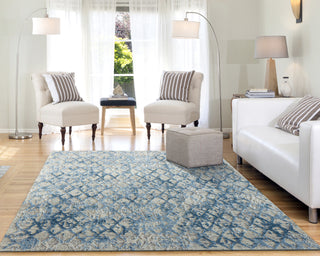 Dynamic Rugs Quartz 27039 Ivory/Blue Area Rug