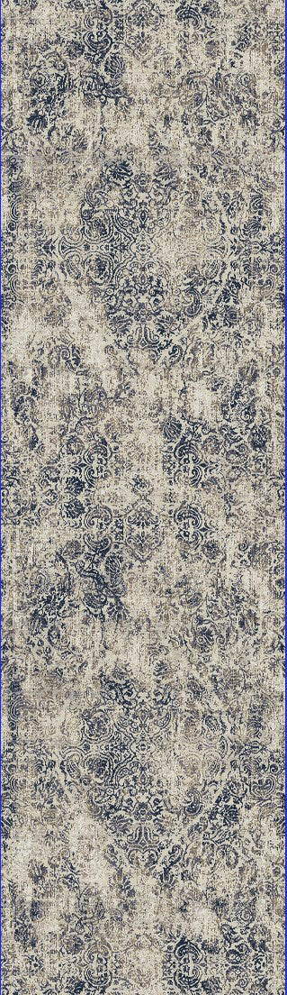 Dynamic Rugs Quartz 27040 Light Beige/Grey Area Rug Finished Runner Image