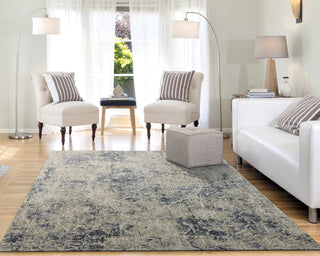 Dynamic Rugs Quartz 27040 Light Beige/Grey Area Rug Lifestyle Image Feature