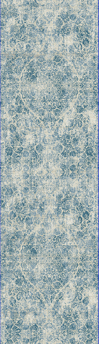 Dynamic Rugs Quartz 27040 Ivory/Blue Area Rug