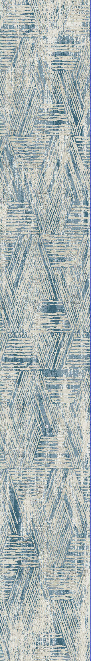 Dynamic Rugs Quartz 27041 Beige/Blue Area Rug Finished Runner Image