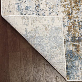 Dynamic Rugs Quartz 27050 Ivory/Blue Area Rug Detail Image