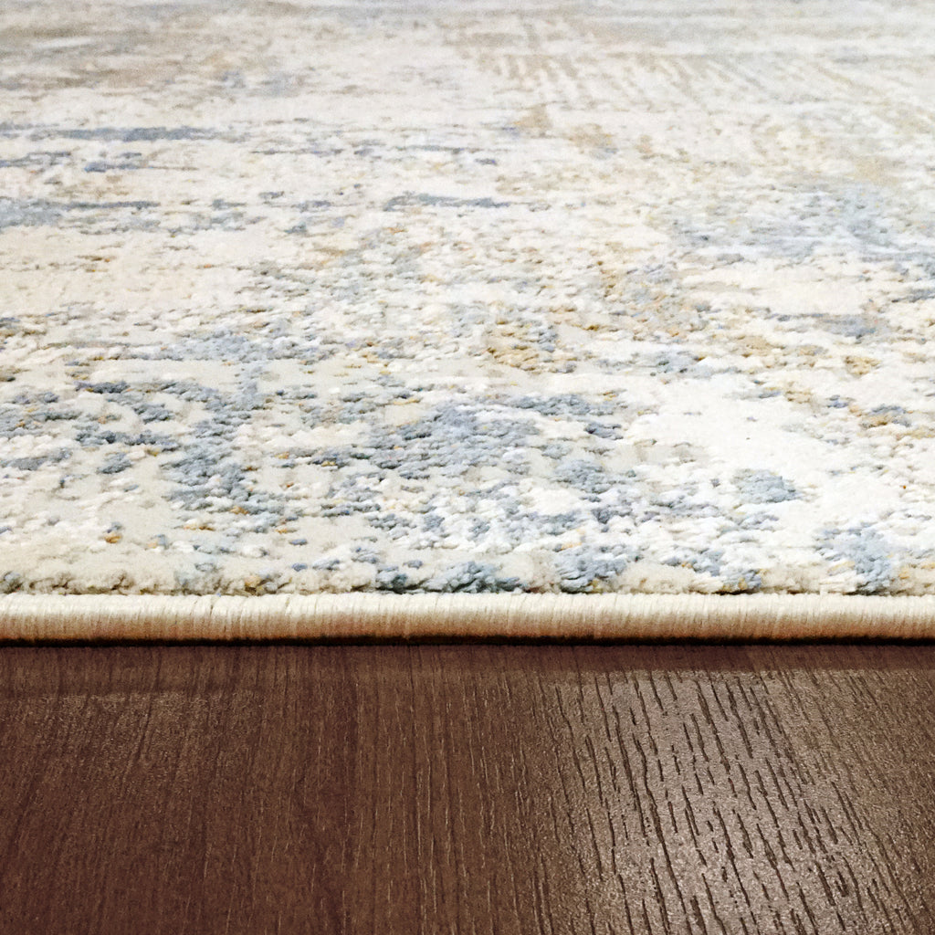 Dynamic Rugs Quartz 27050 Ivory/Blue Area Rug Incredible Rugs and Decor