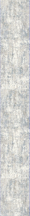 Dynamic Rugs Quartz 27061 Ivory/Blue Area Rug Finished Runner Image