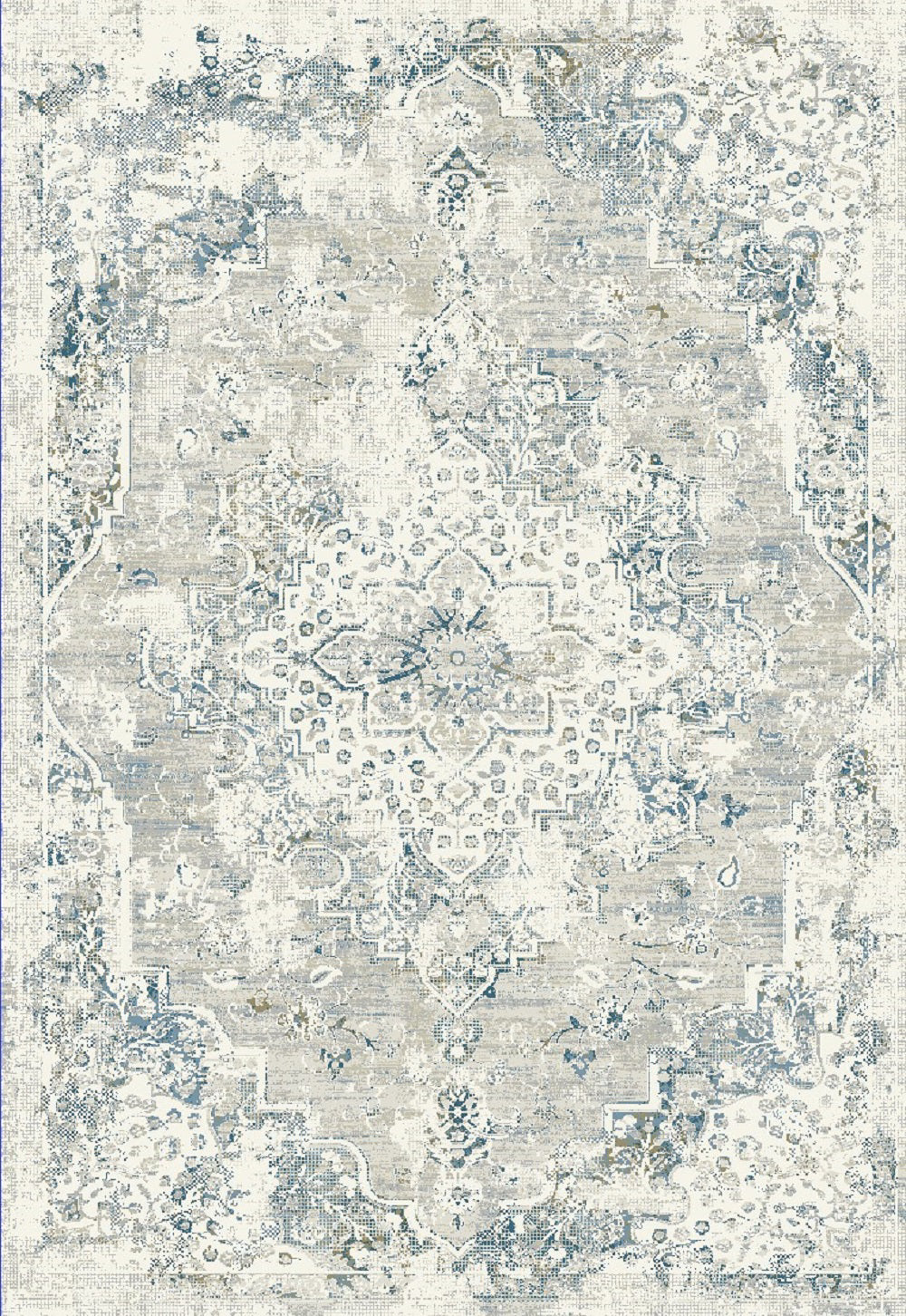 Dynamic Rugs Quartz 27064 Ivory/Grey/Blue Area Rug – Incredible Rugs ...
