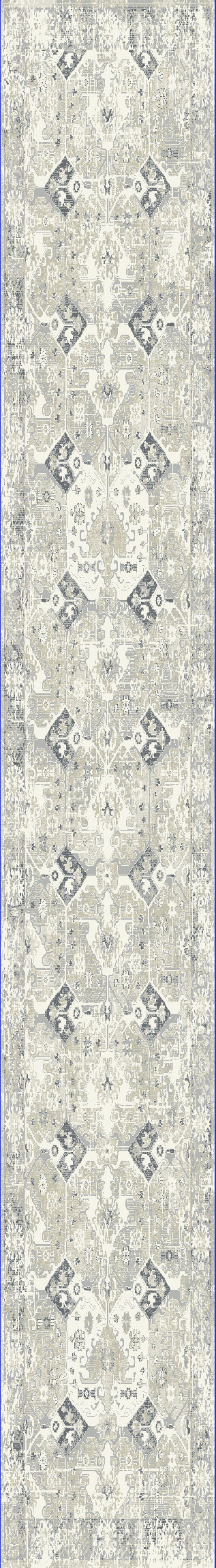 Dynamic Rugs Quartz 27073 Ivory Area Rug Finished Runner Image