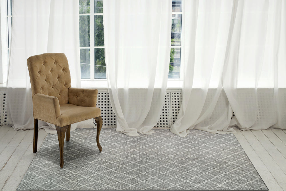 Dynamic Rugs Ray 4260 Grey Area Rug Lifestyle Image Feature