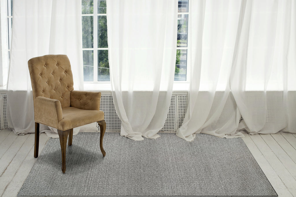 Dynamic Rugs Ray 4265 Silver Area Rug Lifestyle Image Feature