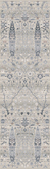 Dynamic Rugs Refine 4635 Taupe Silver Gold Area Rug Finished Runner Image