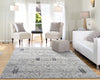 Dynamic Rugs Refine 4635 Taupe Silver Gold Area Rug Lifestyle Image Feature
