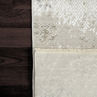 Dynamic Rugs Refine 4636 Taupe Silver Gold Area Rug Detail Image