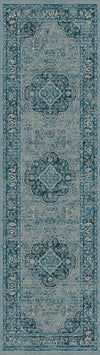 Dynamic Rugs Regal 88910 Blue Area Rug Finished Runner Image