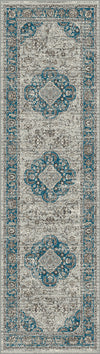 Dynamic Rugs Regal 88910 Grey/Blue Area Rug Finished Runner Image