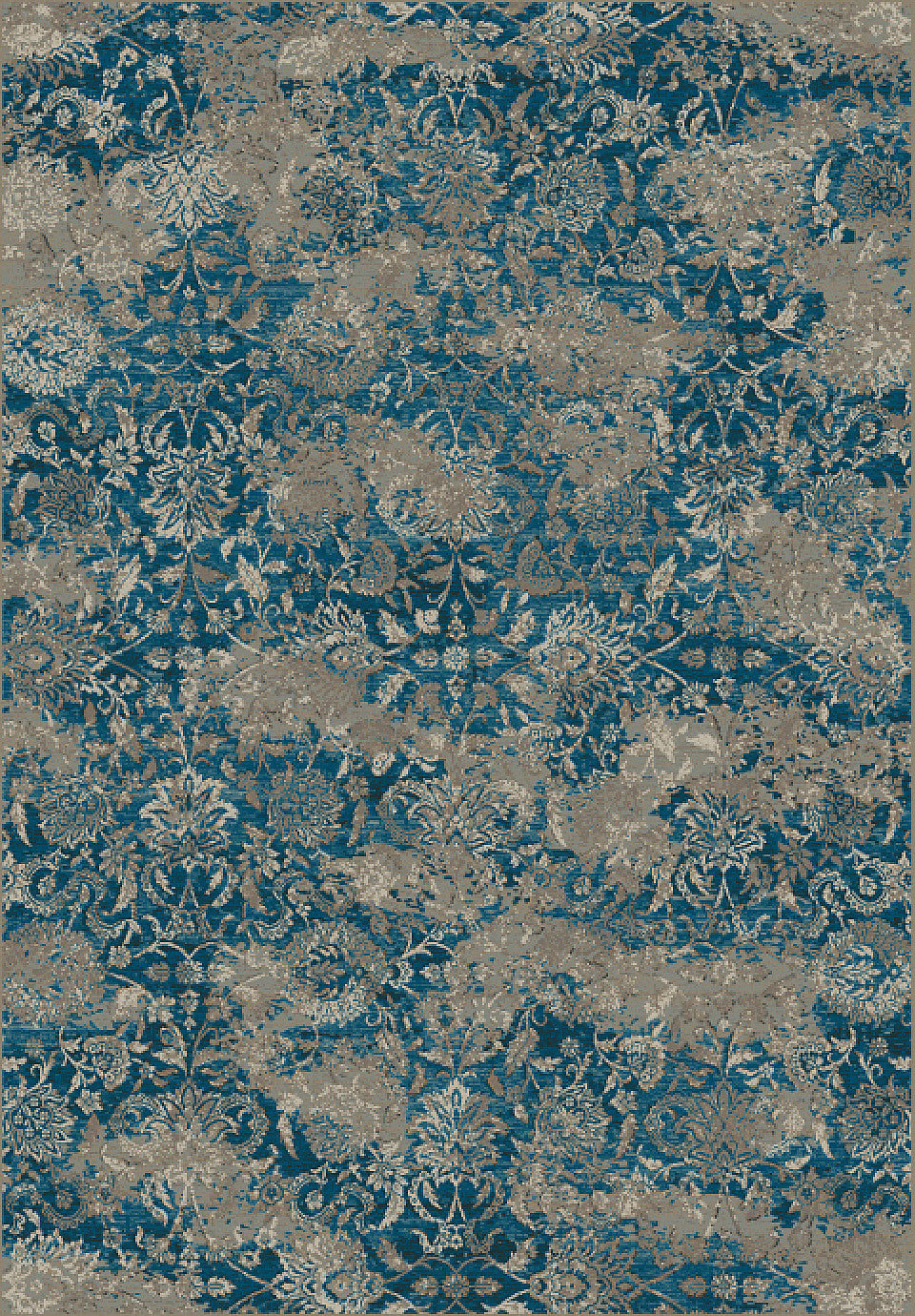 Dynamic Rugs Regal 89536 Blue/Taupe Area Rug main image