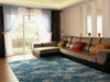 Dynamic Rugs Regal 89536 Blue/Grey Area Rug Lifestyle Image Feature