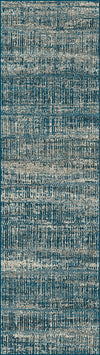 Dynamic Rugs Regal 89586 Blue/Silver Area Rug Finished Runner Image