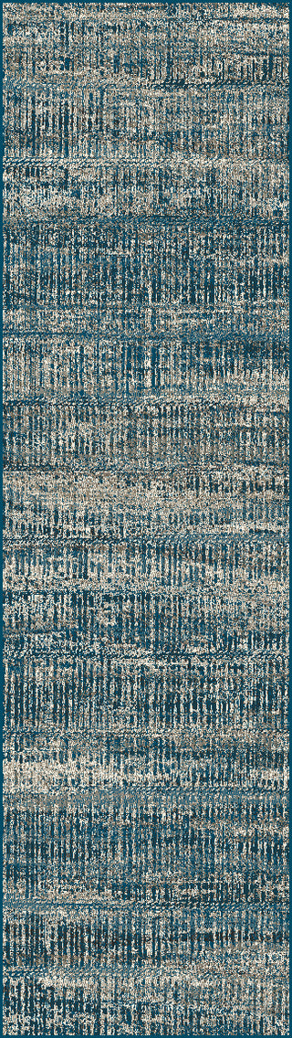 Dynamic Rugs Regal 89586 Blue/Silver Area Rug Finished Runner Image