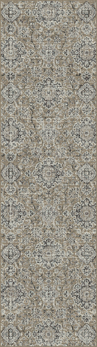 Dynamic Rugs Regal 89665 Taupe/Grey Area Rug Finished Runner Image