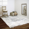 Dynamic Rugs Reverie 3540 Cream/Grey Area Rug Lifestyle Image Feature