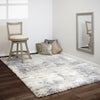 Dynamic Rugs Reverie 3541 Cream/Grey Area Rug Lifestyle Image Feature