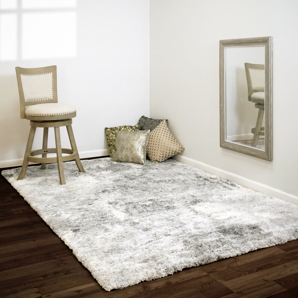 Dynamic Rugs Reverie 3543 Cream/Grey Area Rug Lifestyle Image Feature