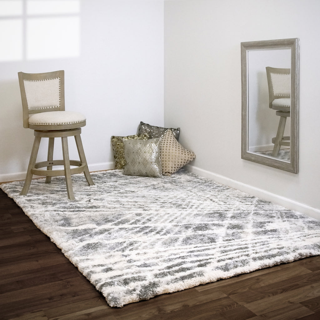 Dynamic Rugs Reverie 3544 Cream/Grey Area Rug Lifestyle Image Feature