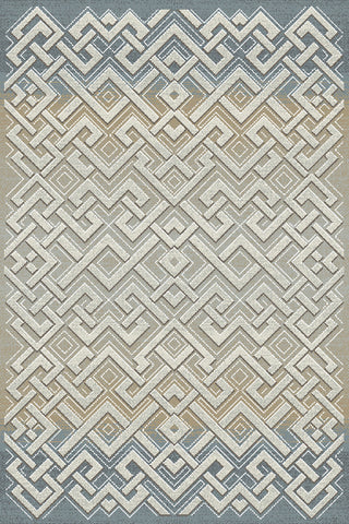 Dynamic Rugs Royal Treasure 90265 Soft Blue/Mocha Area Rug main image