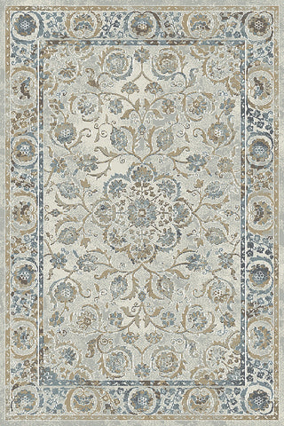 Dynamic Rugs Royal Treasure 90267 Soft Blue/Mocha Area Rug main image