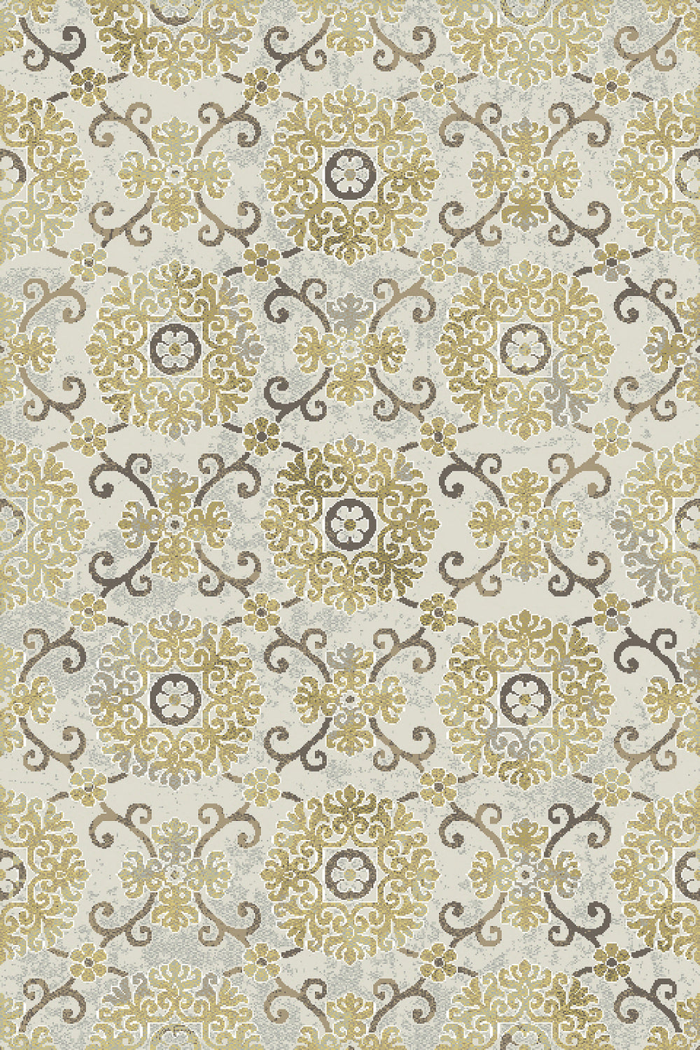 Dynamic Rugs Royal Treasure 90270 Amber/Mocha Area Rug