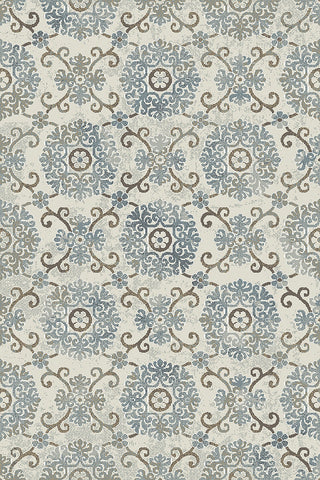 Dynamic Rugs Royal Treasure 90270 Soft Blue/Mocha Area Rug main image