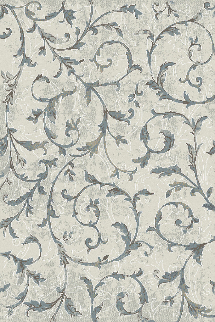 Dynamic Rugs Royal Treasure 90271 Soft Blue/Mocha Area Rug main image