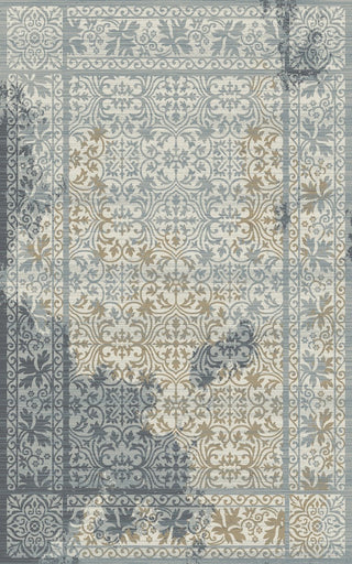 Dynamic Rugs Royal Treasure 90275 Soft Blue/Mocha Area Rug main image