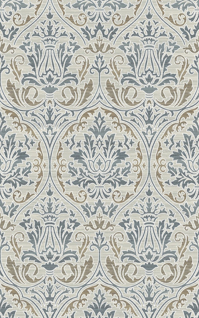 Dynamic Rugs Royal Treasure 90276 Soft Blue/Mocha Area Rug main image